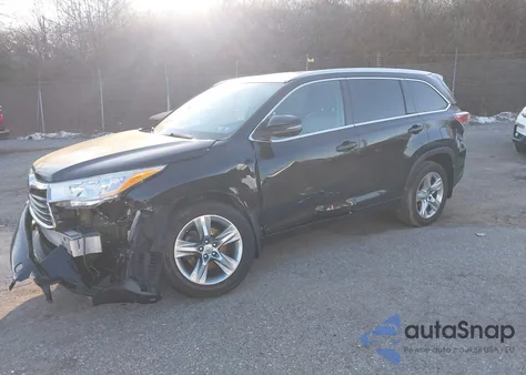 2015 Toyota Highlander Limited V6 from USA, damaged, VIN 5TDDKRFH7FS178555